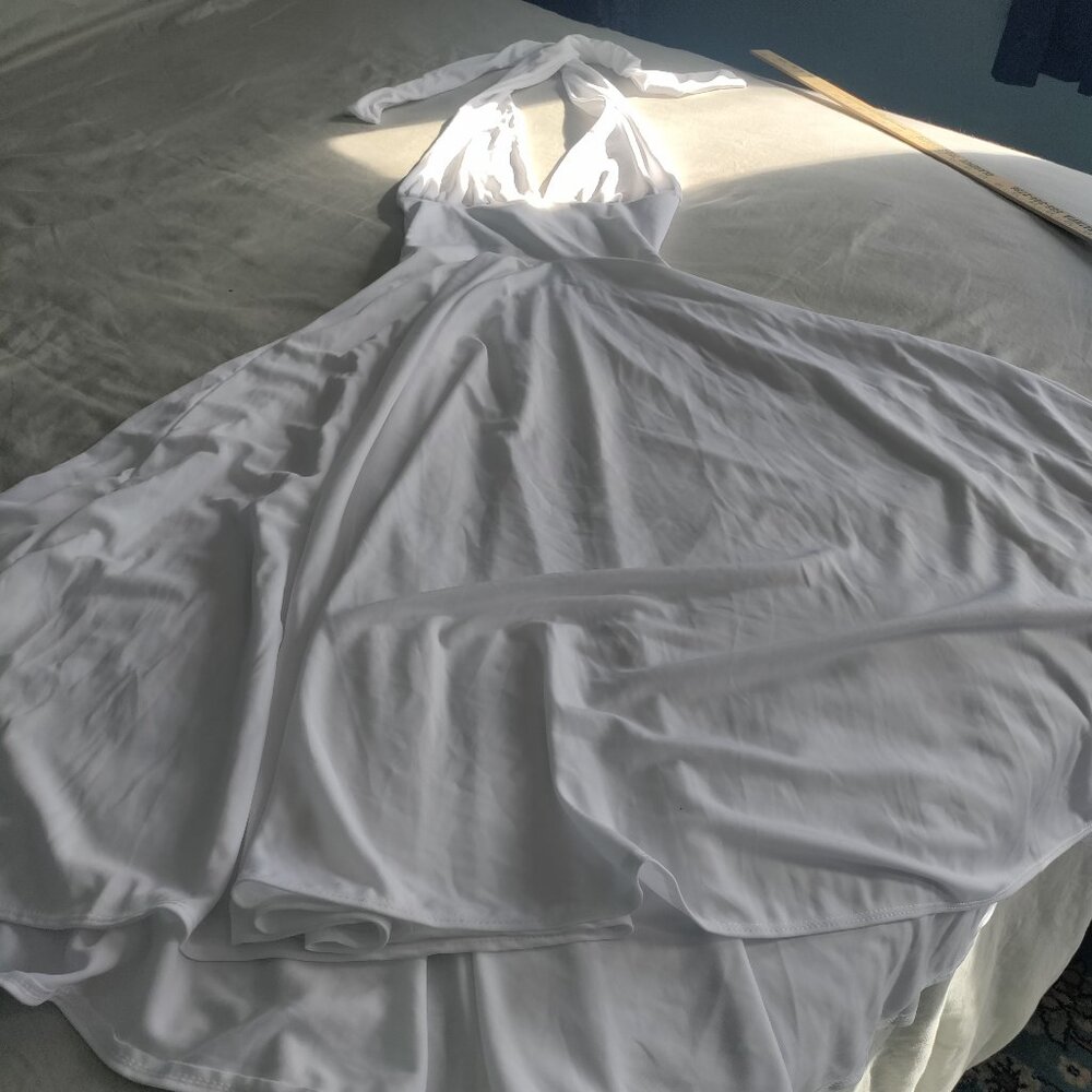 Marilyn Monroe White Halter Dress
